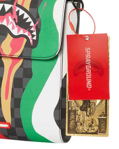SPRAYGROUND® SLING TRIPPY TAFFY LARGE SLING CROSSBODY