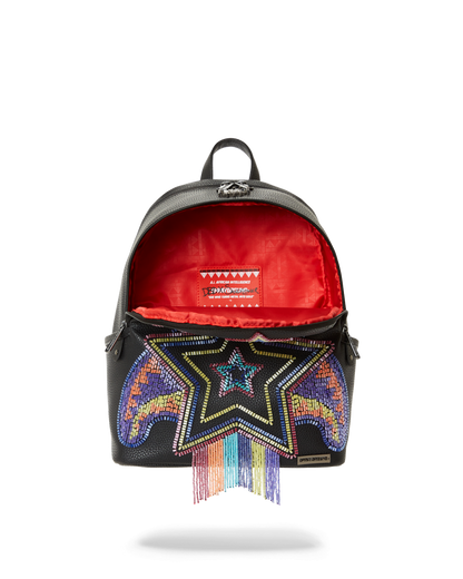 SPRAYGROUND® BACKPACK STAR RACER A.I.7 SANDFLOWER COLLAB BEADED SAVAGE BACKPACK