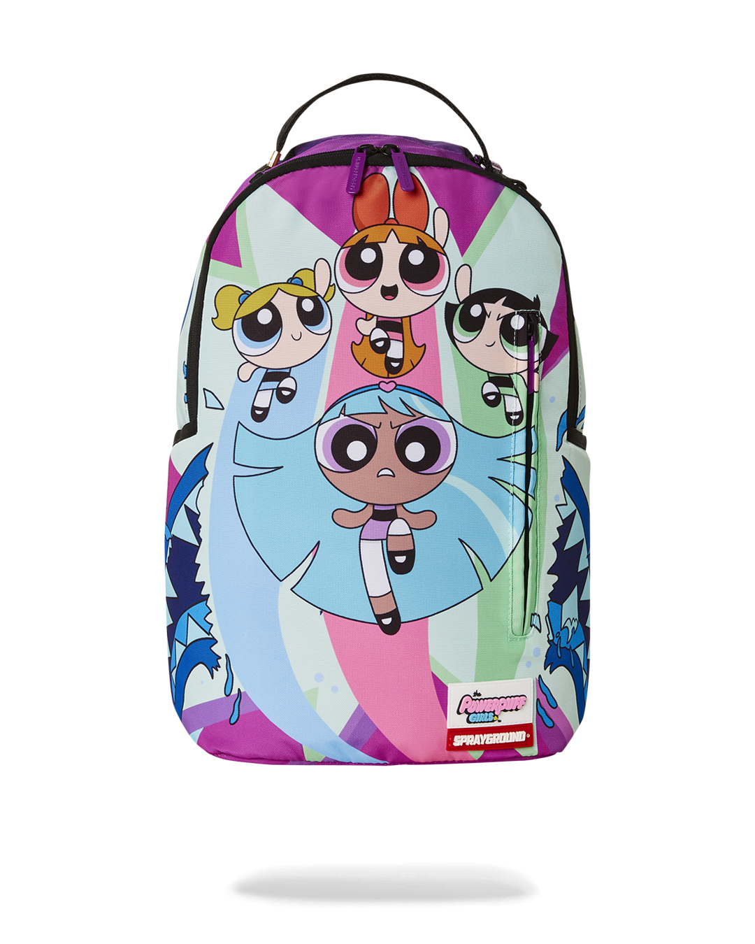 SPRAYGROUND® BACKPACK POWER PUFF GIRLS MONSTER SHARK BACKPACK
