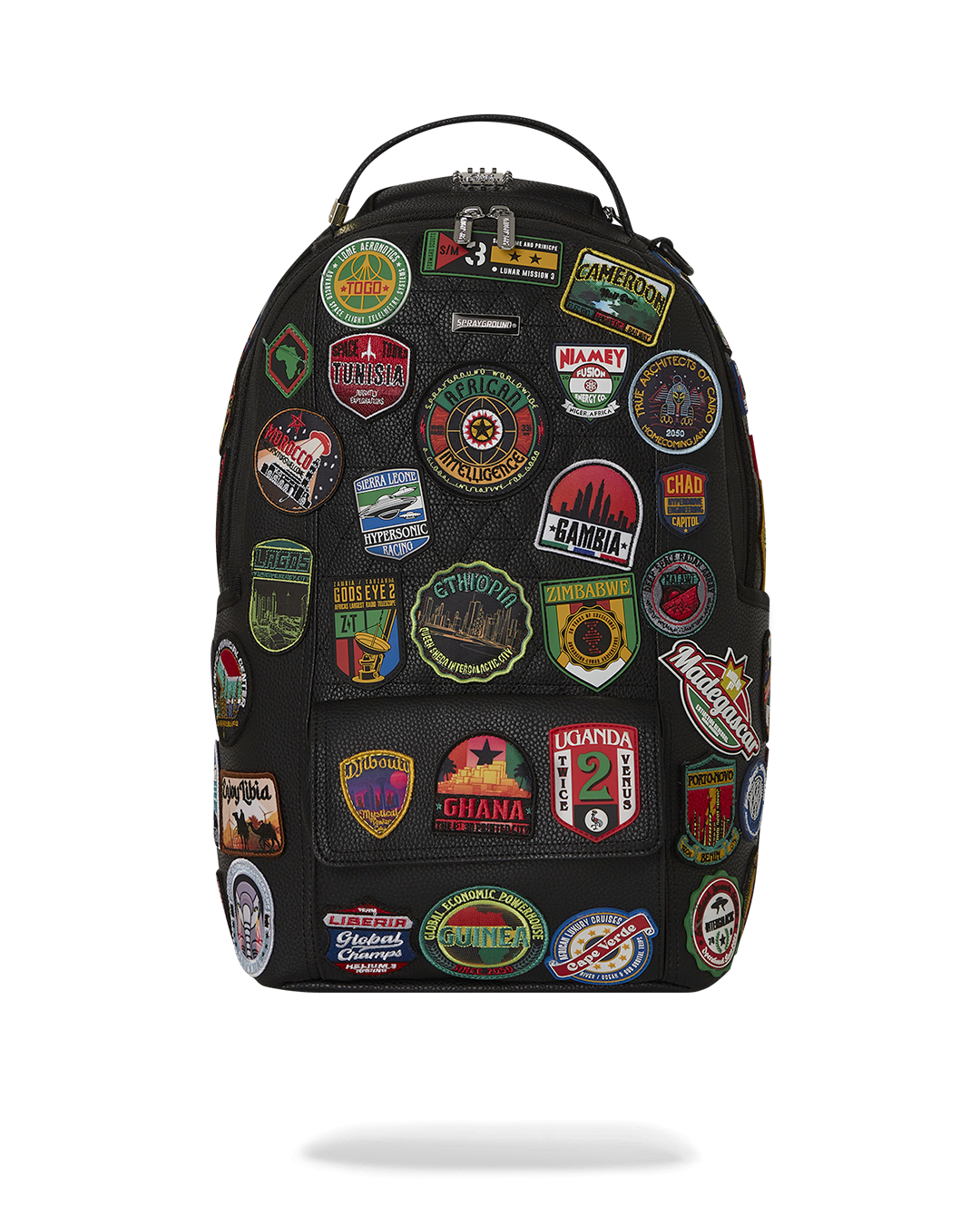 SPRAYGROUND® BACKPACK A.I. THE 54 (PATCHES OF AFRICA) CARGO BACKPACK