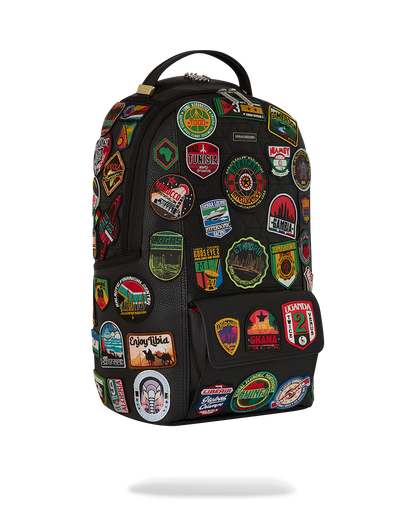 SPRAYGROUND® BACKPACK A.I. THE 54 (PATCHES OF AFRICA) CARGO BACKPACK