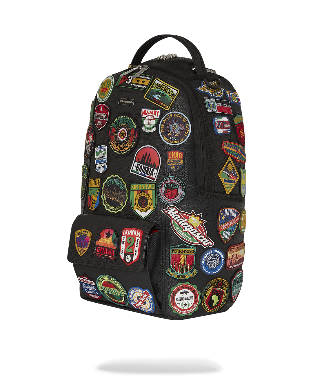 SPRAYGROUND® BACKPACK A.I. THE 54 (PATCHES OF AFRICA) CARGO BACKPACK
