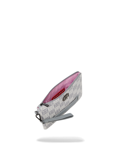 SPRAYGROUND® POUCHETTE A.I.8 AFRICAN INTELLIGENCE BOOKED & BUSY CROSSOVER CLUTCH