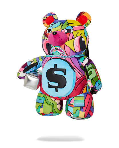SPRAYGROUND® BACKPACK STEADY TRIPPIN MONEYBEAR TEDDYBEAR BACKPACK