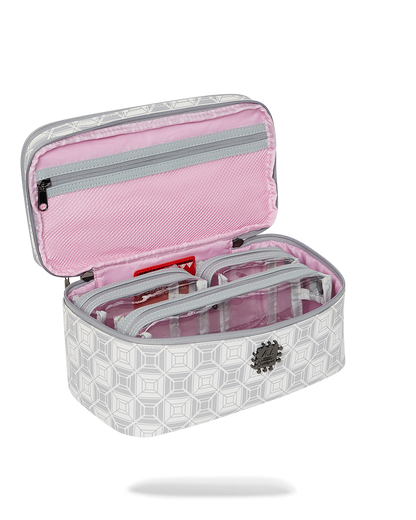 SPRAYGROUND® TOILETRY A.I.8 AFRICAN INTELLIGENCE BOOKED & BUSY COSMETIC CASE