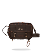 SPRAYGROUND® TOILETRY SPECIAL OPS BROWN CHECKERED TOILETRY BAG