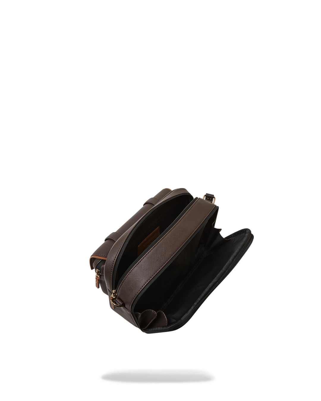SPRAYGROUND® TOILETRY SPECIAL OPS BROWN CHECKERED TOILETRY BAG