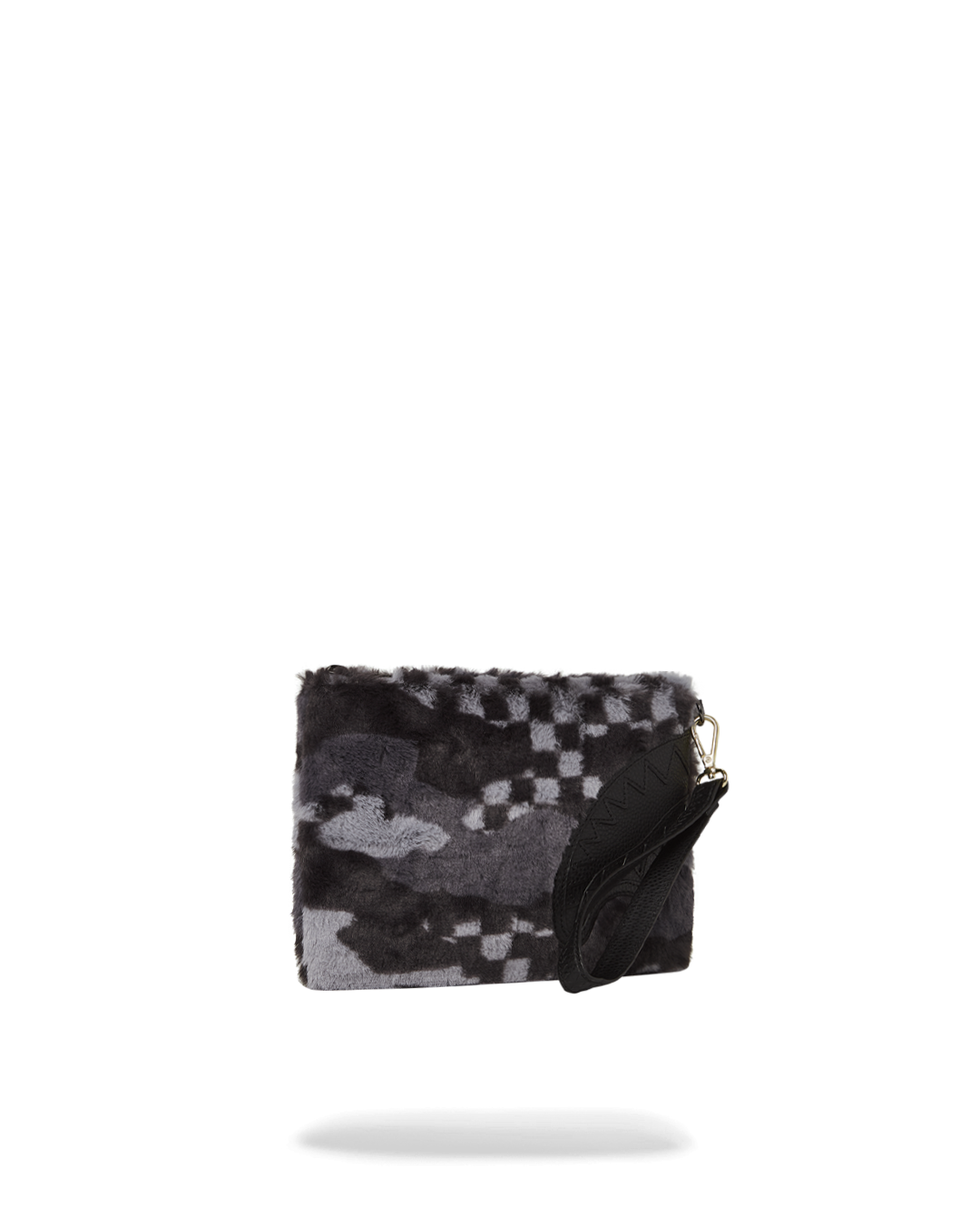 SPRAYGROUND® POUCHETTE BLACK 3AM FURR CROSSOVER CLUTCH