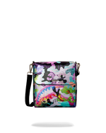 SPRAYGROUND® SLING NEON CAMO MONEY MESSENGER SLING BAG