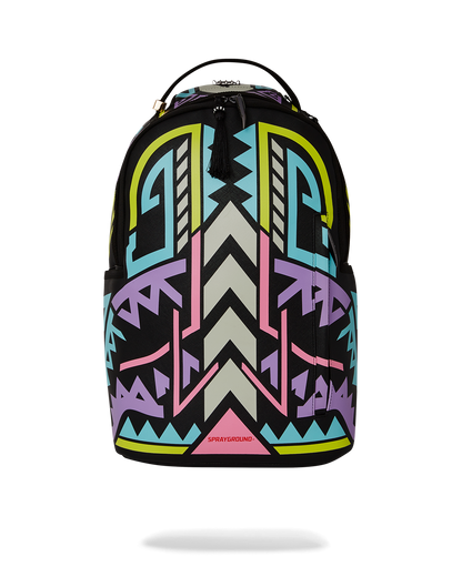 SPRAYGROUND® BACKPACK A.I. PATH TO THE FUTURE III BACKPACK - SANDFLOWER COLLAB (GLOW IN THE DARK)