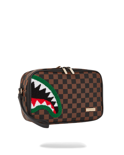 SPRAYGROUND® TOILETRY CHENILLE SHARKS IN PARIS TOILETRY BAG