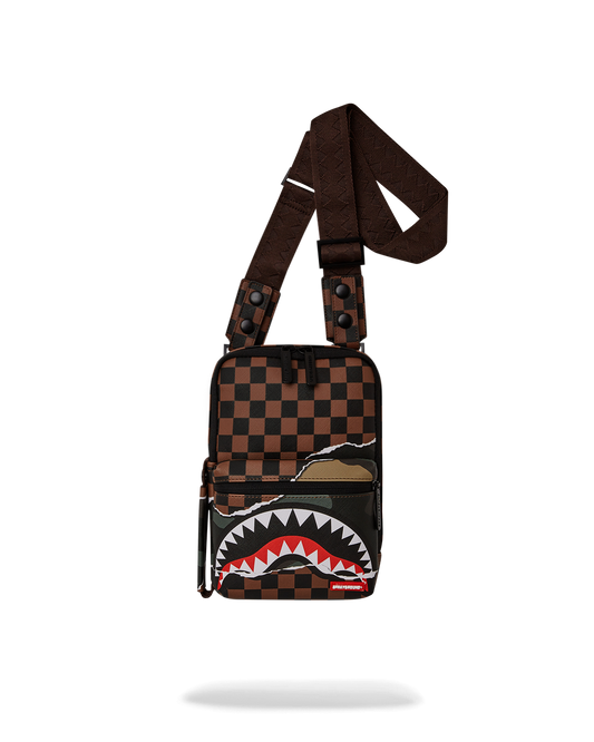 SPRAYGROUND® SLING TEAR IT UP CAMO SLING