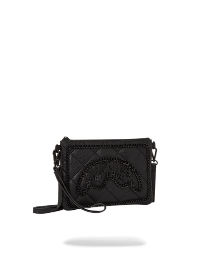 SPRAYGROUND® POUCHETTE QUILTED CHAIN CROSSOVER CLUTCH