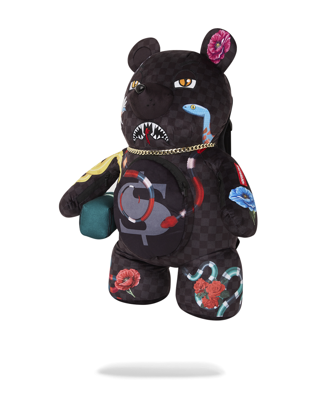 SPRAYGROUND® BACKPACK SNAKES ON A BEAR TEDDYBEAR BACKPACK