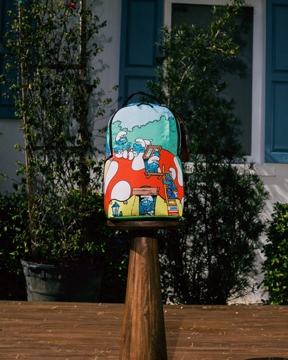 SPRAYGROUND® BACKPACK SMURFS MUSHROOM VILLAGE BACKPACK
