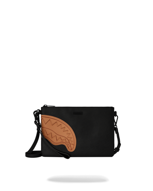 SPRAYGROUND® POUCHETTE GRAND TOURER CROSSOVER CLUTCH W/ SHOULDER STRAP