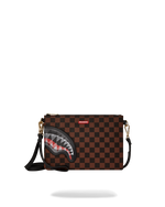 SPRAYGROUND® POUCHETTE LENTICULAR EFFECTS CROSSOVER CLUTCH W/ SHOULDER STRAP