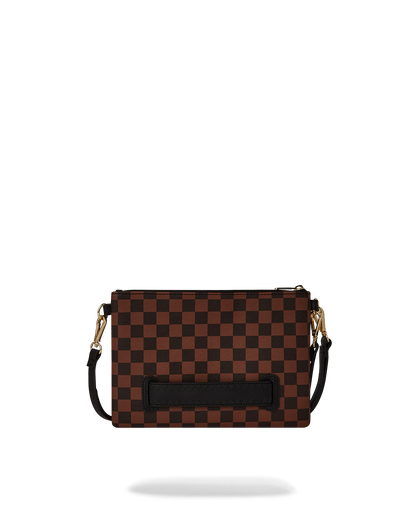SPRAYGROUND® POUCHETTE LENTICULAR EFFECTS CROSSOVER CLUTCH W/ SHOULDER STRAP