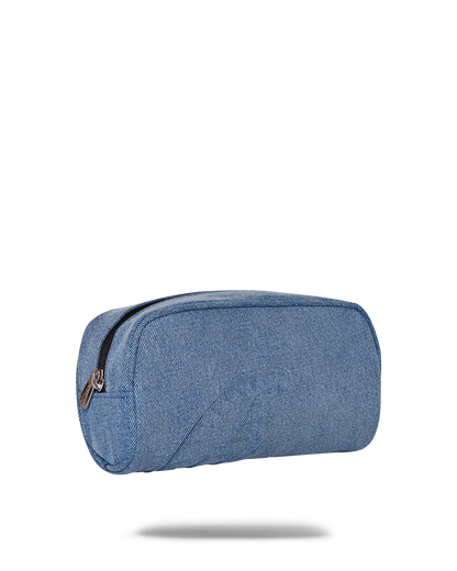 SPRAYGROUND® POUCH STONE WASHED SHARK PENCIL POUCH