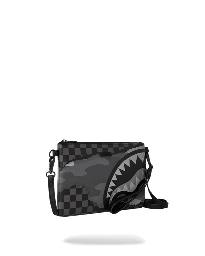 SPRAYGROUND® POUCHETTE 3AM RIPTIDE CROSSOVER CLUTCH W/ SHOULDER STRAP