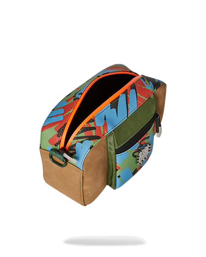 SPRAYGROUND® TOILETRY A.I. SPECIAL OPS BRICKSIDE TOILETRY MESSENGER BAG