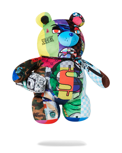 SPRAYGROUND® BACKPACK SHARK MASTERPIECES MONEYBEAR TEDDYBEAR BACKPACK