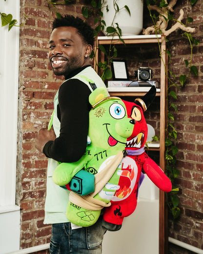 SPRAYGROUND® BACKPACK ANGEL VS DEVIL BEAR BACKPACK