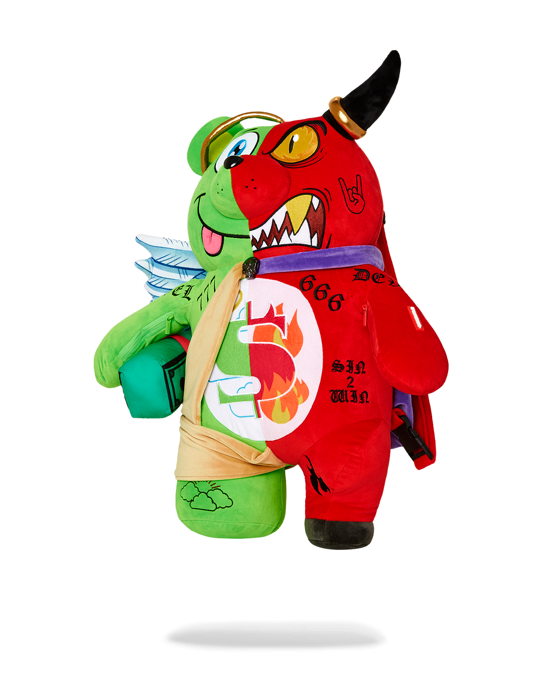 SPRAYGROUND® BACKPACK ANGEL VS DEVIL BEAR BACKPACK
