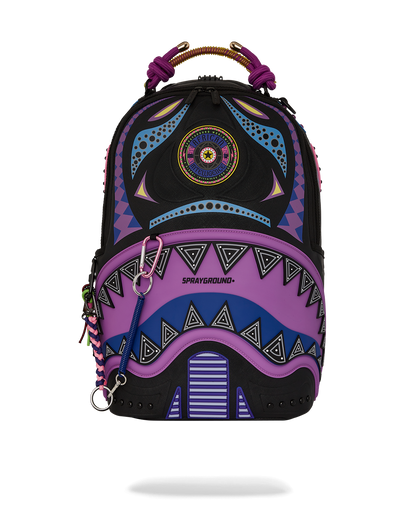 SPRAYGROUND® BACKPACK AFRICAN INTELLIGENCE 12 BROOKLYN & BEYOND BACKPACK - SANDFLOWER COLLAB