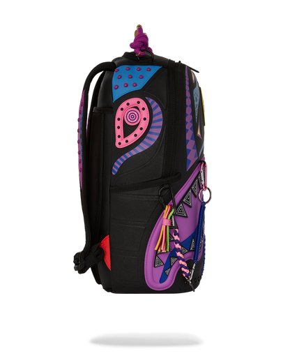 SPRAYGROUND® BACKPACK AFRICAN INTELLIGENCE 12 BROOKLYN & BEYOND BACKPACK - SANDFLOWER COLLAB
