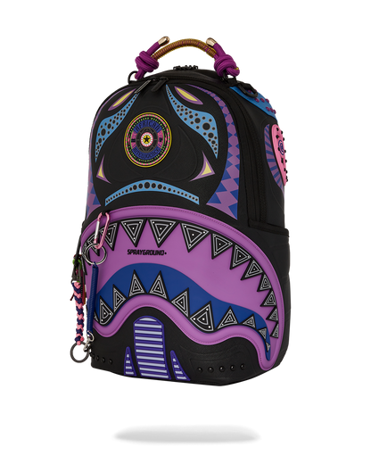 SPRAYGROUND® BACKPACK AFRICAN INTELLIGENCE 12 BROOKLYN & BEYOND BACKPACK - SANDFLOWER COLLAB