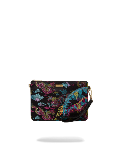 SPRAYGROUND® POUCHETTE EMBROIDERED DRAGONS POUCHETTE