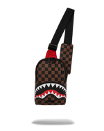 SPRAYGROUND® SLING CHECK 2 EMBOSS BACKPACK SLING