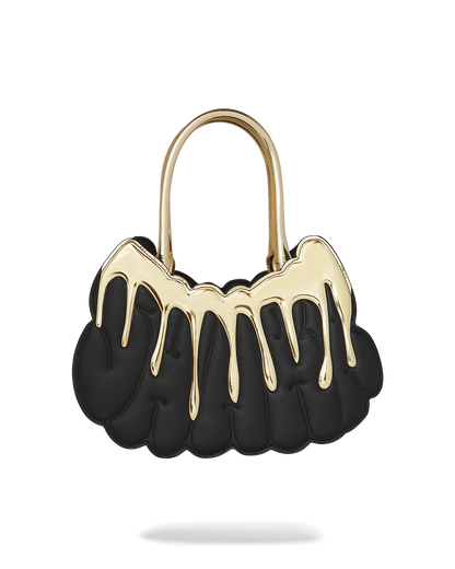SPRAYGROUND® HANDBAG GOLD AND DANGEROUS SHARK HANDBAG
