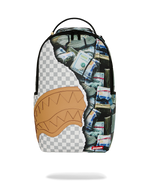SPRAYGROUNDÂ® BACKPACK CREAM CHECK FULL OF CASH BACKPACK