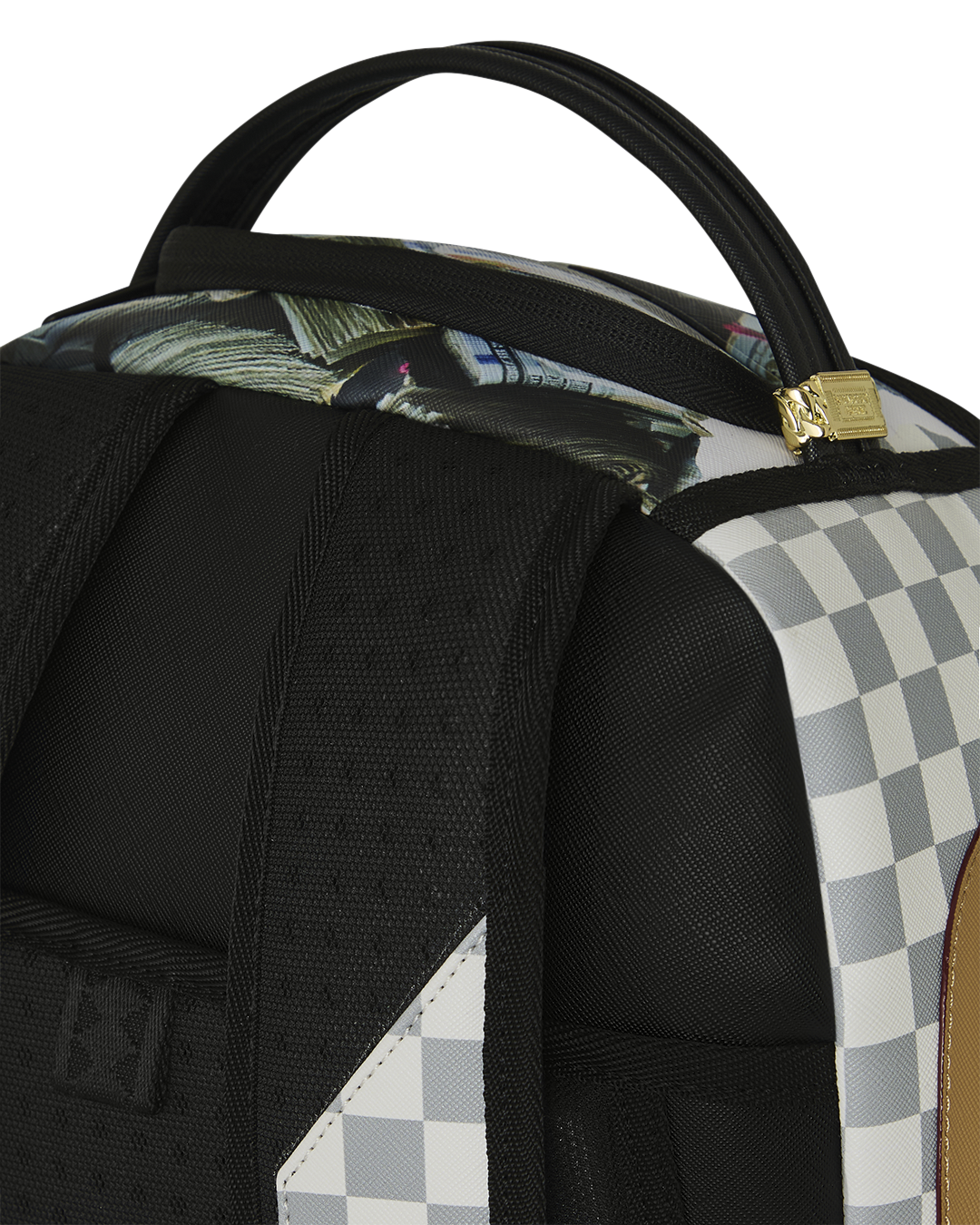 SPRAYGROUNDÂ® BACKPACK CREAM CHECK FULL OF CASH BACKPACK