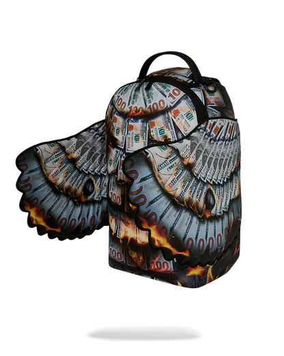 SPRAYGROUNDÂ® BACKPACK SCORCHING MONEY FEATHERS BACKPACK