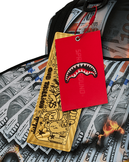 SPRAYGROUNDÂ® BACKPACK SCORCHING MONEY FEATHERS BACKPACK