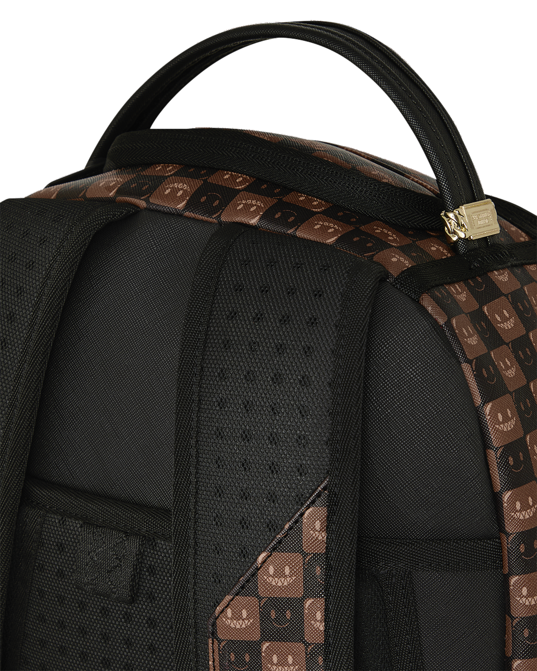 SPRAYGROUNDÂ® BACKPACK SHARKS IN PARIS WTF BUBBLE BROWN CHECK BACKPACK