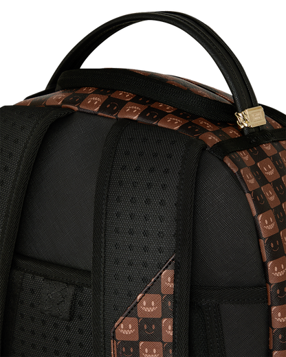 SPRAYGROUNDÂ® BACKPACK SHARKS IN PARIS WTF BUBBLE BROWN CHECK BACKPACK