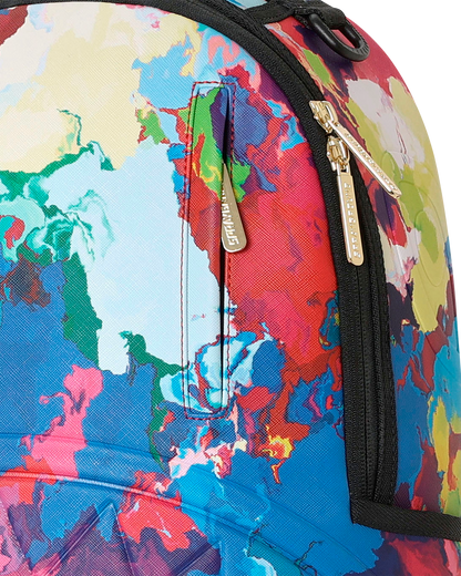 SPRAYGROUND® BACKPACK COLLABORATION HIDEKI SAIJO ABSTRACT FLOW BACKPACK