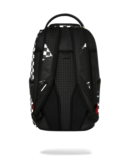 SPRAYGROUNDÂ® BACKPACK PAINTED OVER CHECK BACKPACK