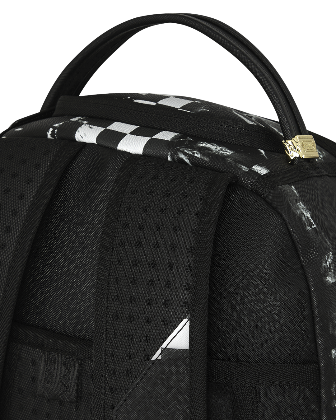 SPRAYGROUNDÂ® BACKPACK PAINTED OVER CHECK BACKPACK