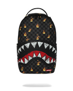 SPRAYGROUND® BACKPACK SCRIBBLE FIRE CHECK BACKPACK