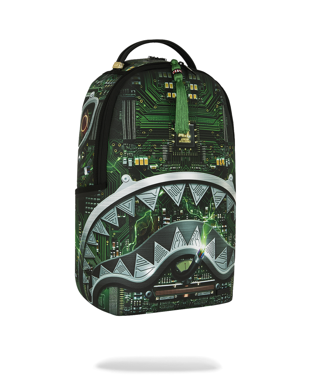 SPRAYGROUND® BACKPACK A.I. AFRICAN INTELLIGENCE REWIRED & INSPIRED BACKPACK - SANDFLOWER COLLAB
