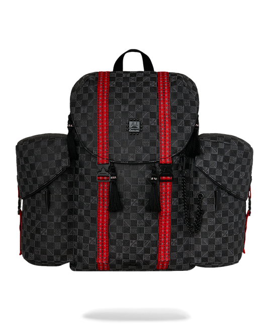 SPRAYGROUND® BACKPACK A.I. AFRICAN INTELLIGENCE MIDNIGHT MAGIC BACKPACK - SANDFLOWER COLLAB