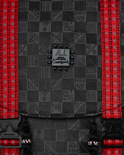 SPRAYGROUND® BACKPACK A.I. AFRICAN INTELLIGENCE MIDNIGHT MAGIC BACKPACK - SANDFLOWER COLLAB