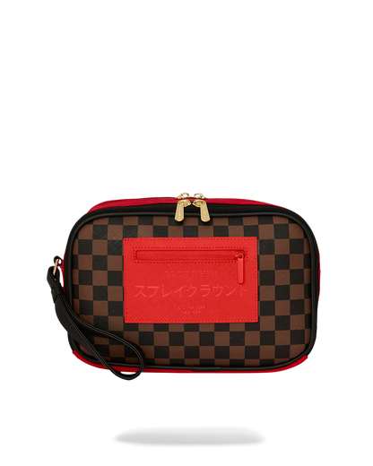 SPRAYGROUND® TOILETRY RED REDEMPTION TOILETRY BRICK