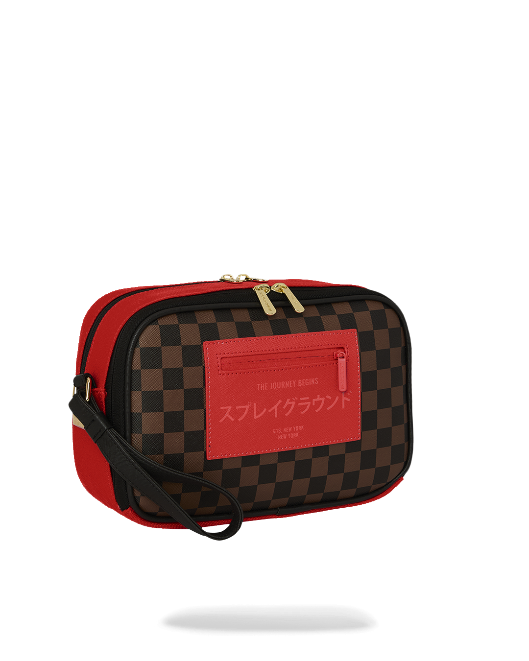 SPRAYGROUND® TOILETRY RED REDEMPTION TOILETRY BRICK