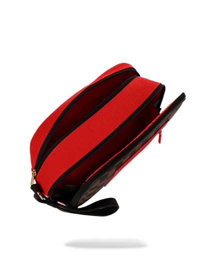 SPRAYGROUND® TOILETRY RED REDEMPTION TOILETRY BRICK